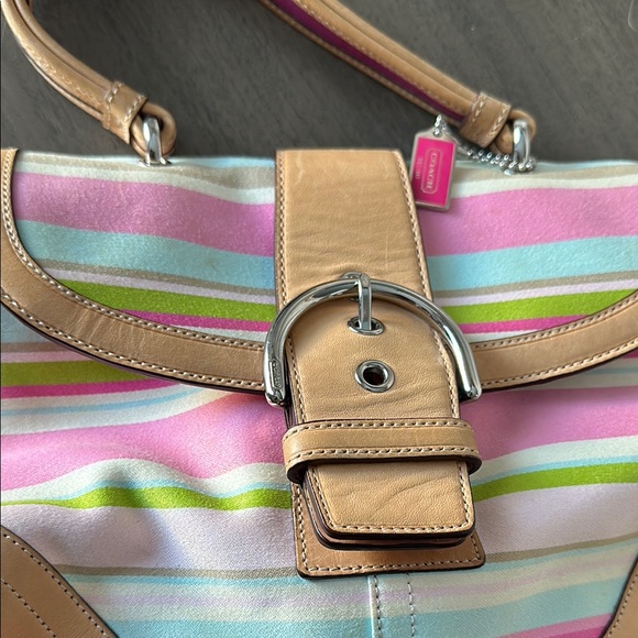 Colorful Striped Women's Bag - Picture 6 of 9